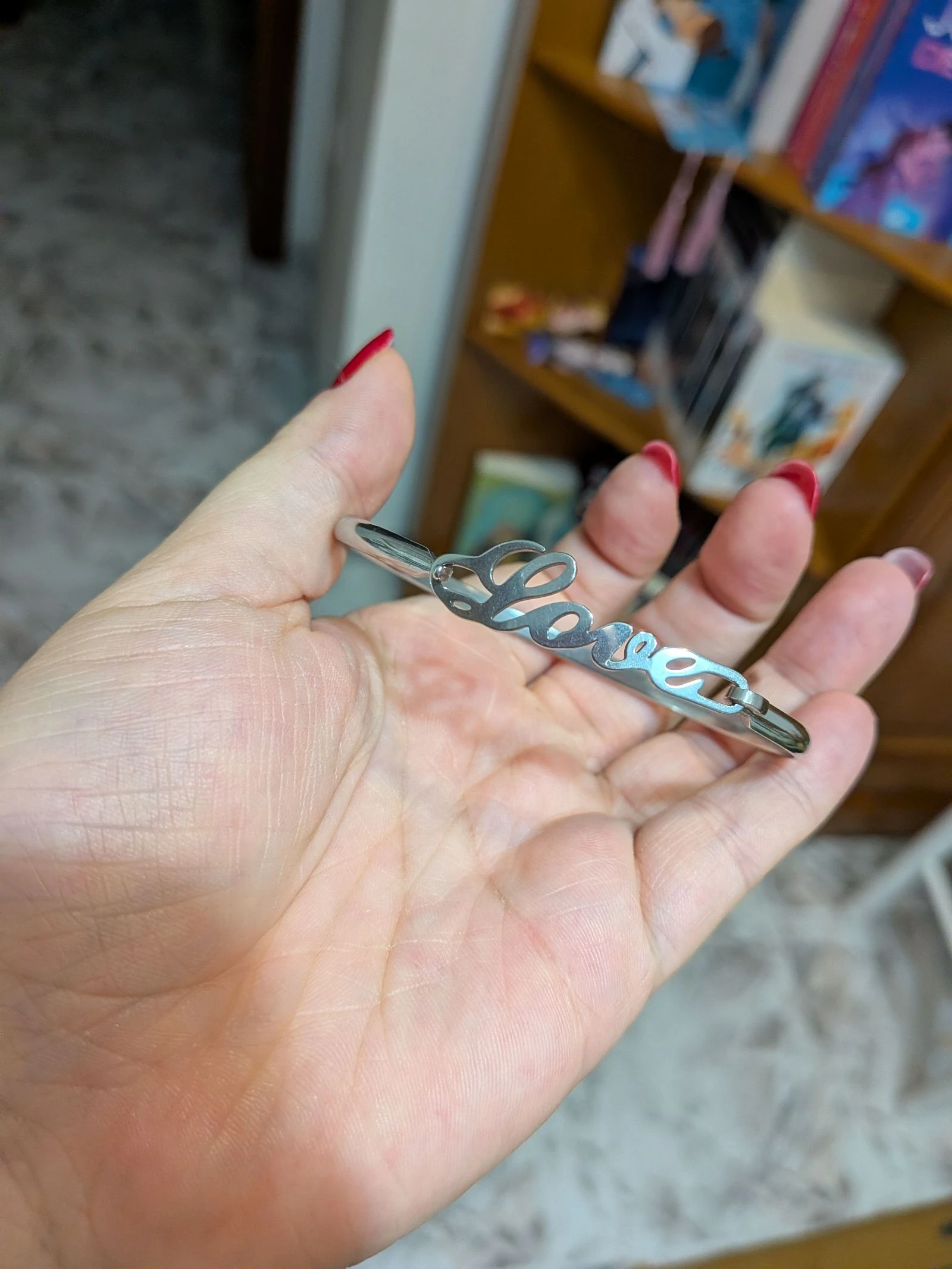 Silver LOVE Bracelet – photo 3